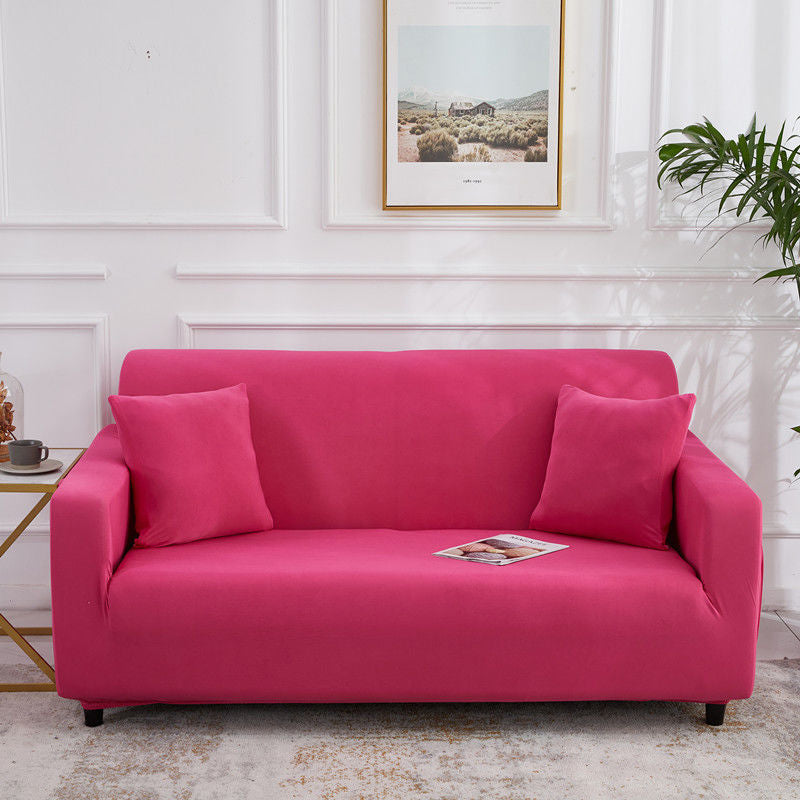 Thickened Stretch Sofa Cover Solid Color All-Inclusive Universal Sofa Slipcover Cushion Fabric