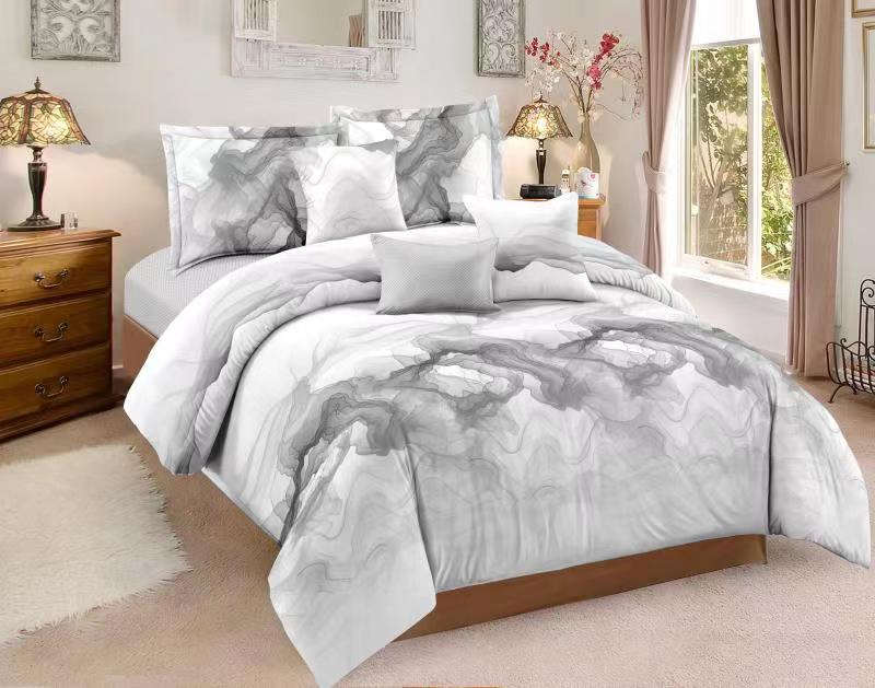 Beautiful Abstract Art Ink Comforter & Pillow Case (No Sheet Set)