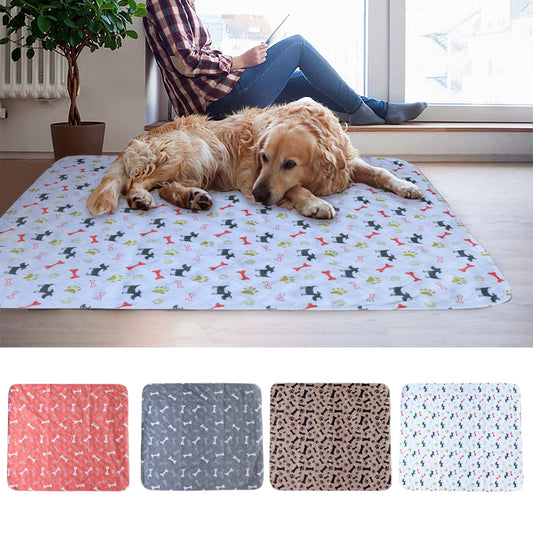 Pets Urine Mat Reusable & Absorbent, Washable Pet Training Pad Non-Slip Easy To Dry