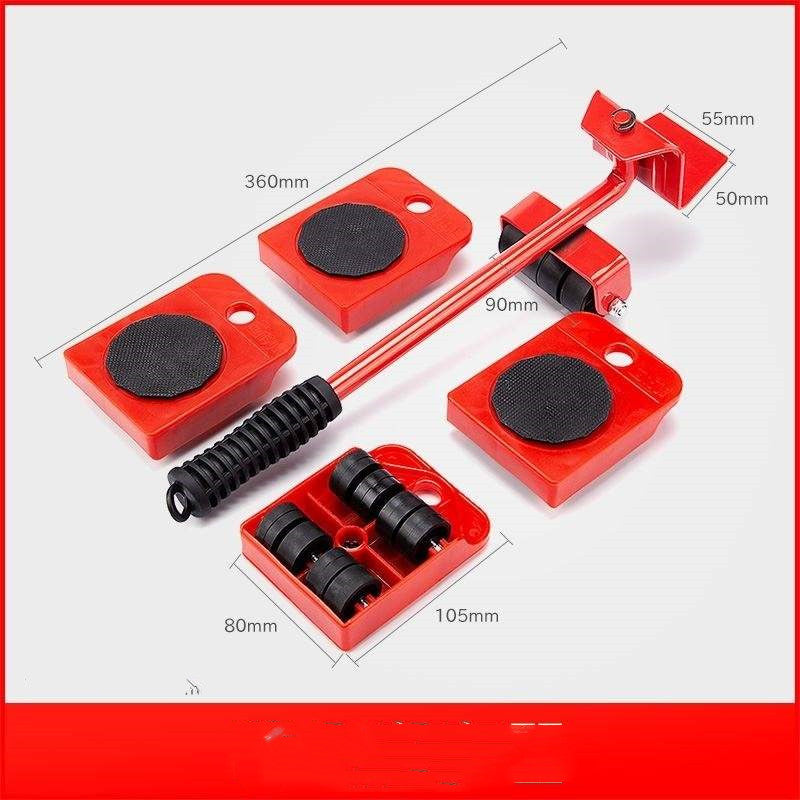 Professional Moving Lifter Tool for Large Furniture and Appliances (5 Piece Set)