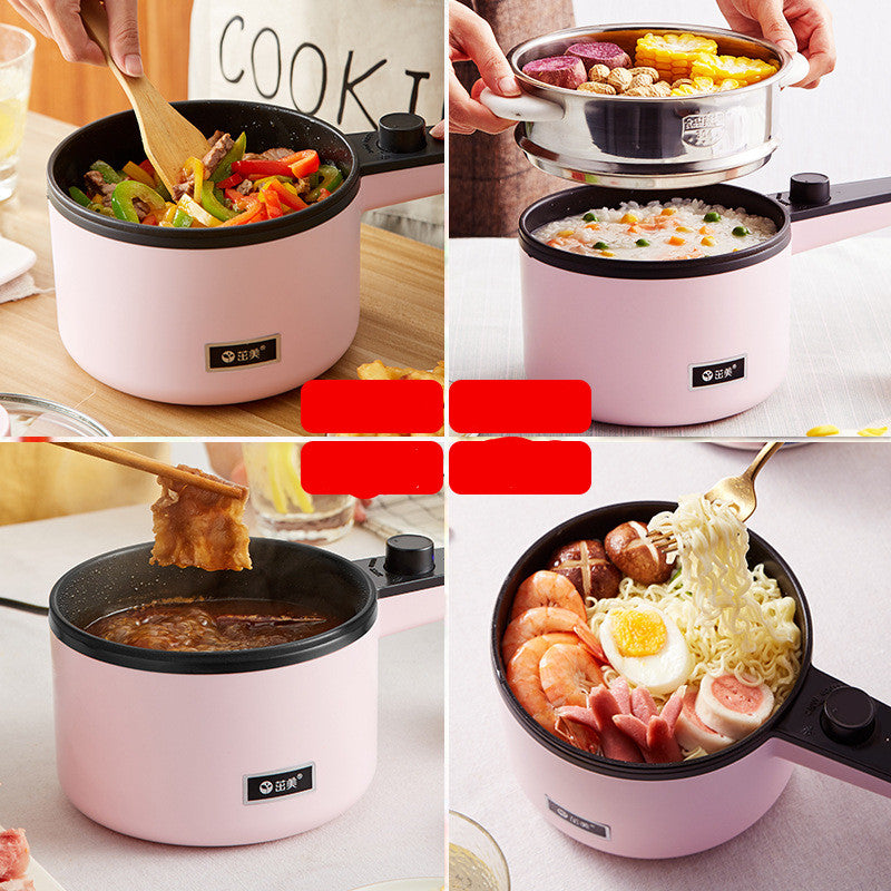 Kitchen Multi-function Electric Cooking Pot Heat Resistant Portable Pot for Household