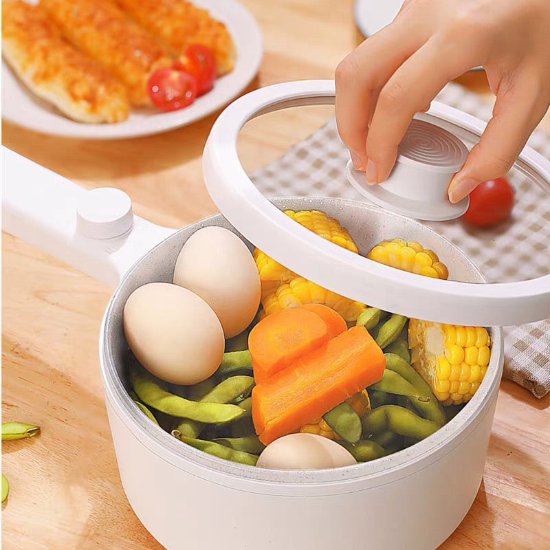 Kitchen Multi-function Electric Cooking Pot Heat Resistant Portable Pot for Household