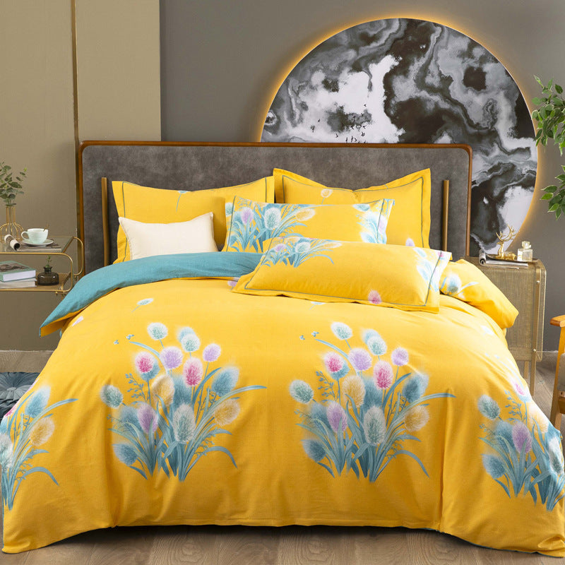 Ultra Soft Stylish Luxurious Cotton Winter Linen Comforter Bedding Set