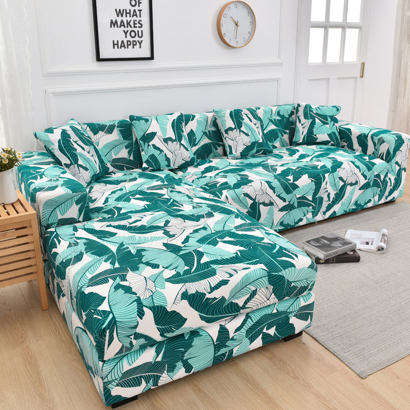 Elastic Stretch L-Shaped Sofa Cover Anti-dust for Living Room