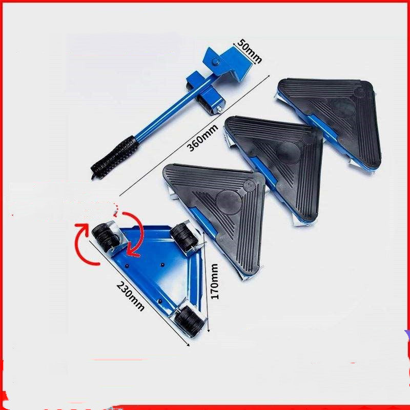 Professional Moving Lifter Tool for Large Furniture and Appliances (5 Piece Set)