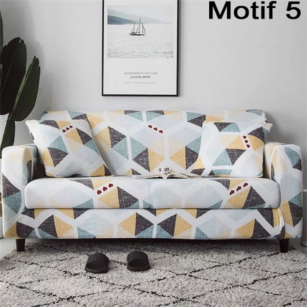 Uniquely Styled Sofa Cover & Sofa Cushion with Super Stretch