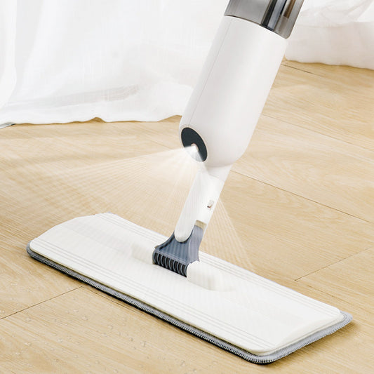 Mop for Floor Cleaning with Refillable Spray Bottle and Washable Cotton Pads for Home or Commercial Use