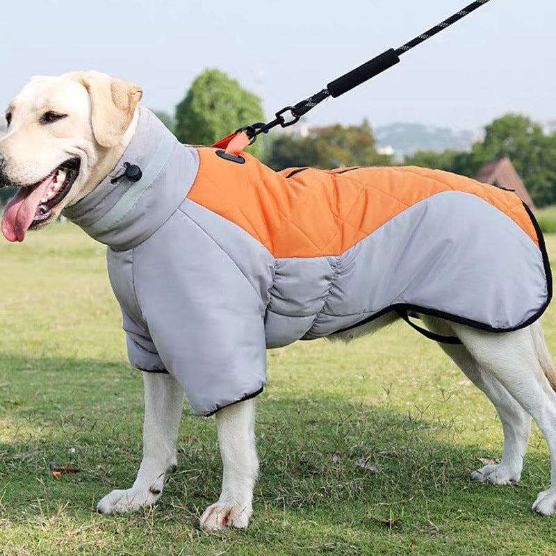 New Winter Dog Coat Waterproof Pet Clothes For Medium/Large Dogs Warm Thicken Dog Vest