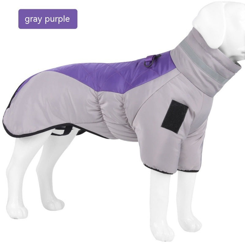 New Winter Dog Coat Waterproof Pet Clothes For Medium/Large Dogs Warm Thicken Dog Vest