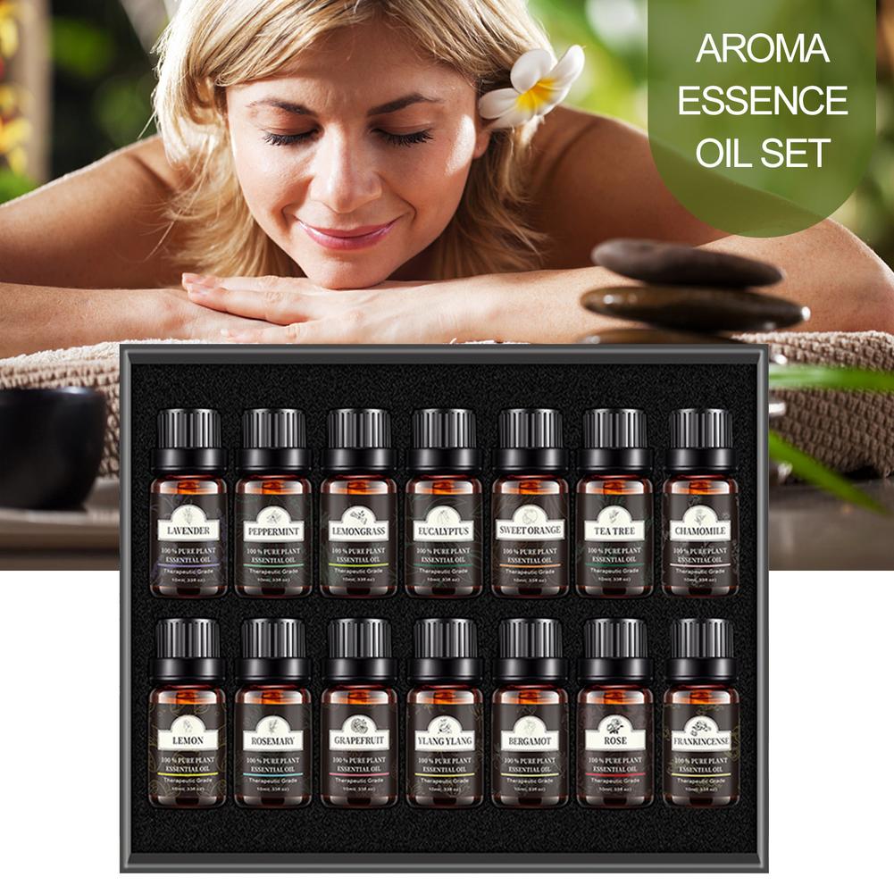 Aromatherapy Essential Oil Set 10ml 100% Pure Plant Therapeutic